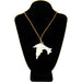 White Bone Double Dolphin Necklace - Jewelry - Leilanis Attic