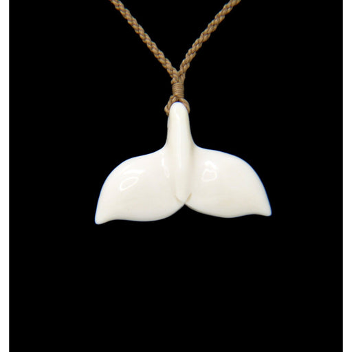 White Bone Whale Tail Necklace - Jewelry - Leilanis Attic