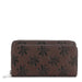 Wristlet Allison Tiare Embossed Brown - Black - Wallet - Leilanis Attic