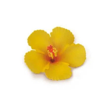 Yellow Foam Hibiscus Hair Clip, Large - Hair Accessories - Leilanis Attic