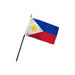 Philippines 4x6 in Stick Flag - Flag - Leilanis Attic